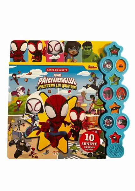 Paienjenelul si Prietenii lui uimitori - Marvel - Carte cu sunete