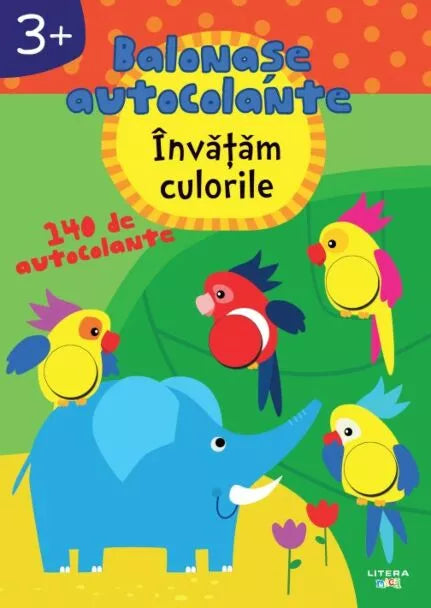 Balonase autocolante - Invatam culorile