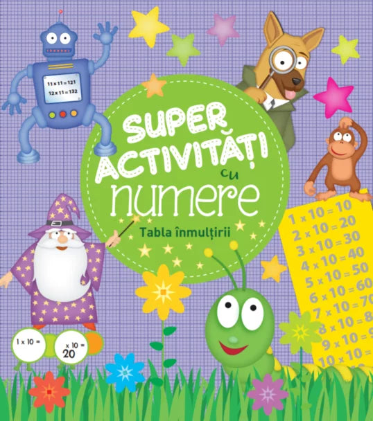 Superactivitati cu numere - Tabla inmultirii