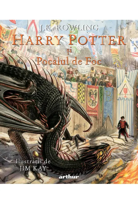 Harry Potter si ordinul Phoenix + Harry Potter și Pocalul de Foc #4, ediție ilustrată