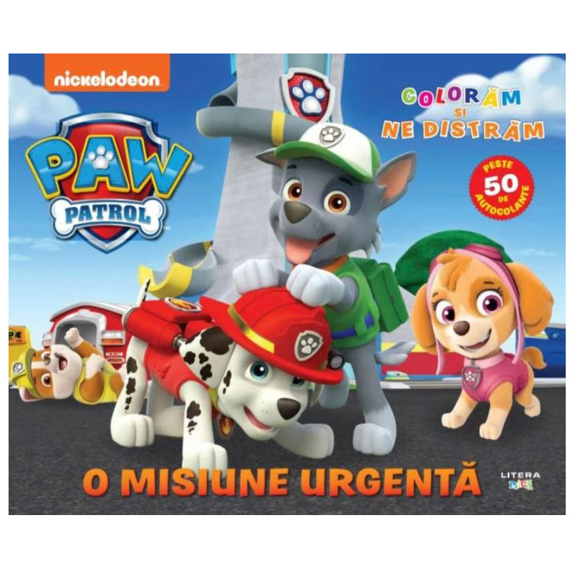 PATRULA CATELUSILOR. O misiune urgenta. Coloram si ne distram