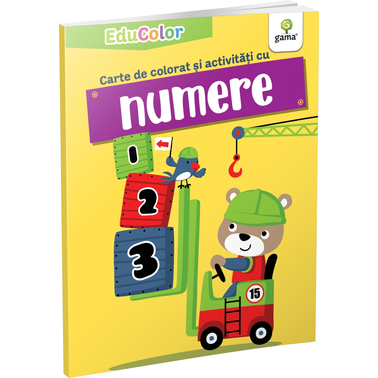 Numerele - Carte de colorat cu activitati. 2015