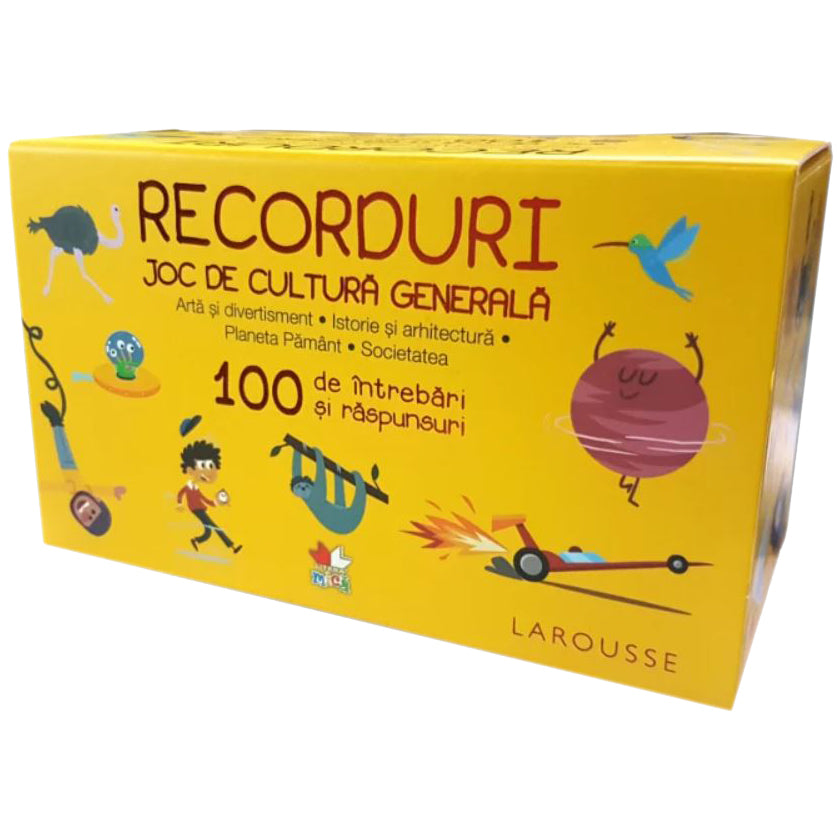 RECORDURI. Joc de cultura generala. 100 de intrebari si raspunsuri. reeditare