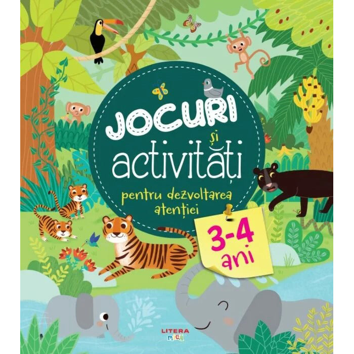 Jocuri si activitati pentru dezvoltarea atentiei. 3-4 ani