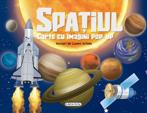 Spatiul - carte cu imagini pop-up