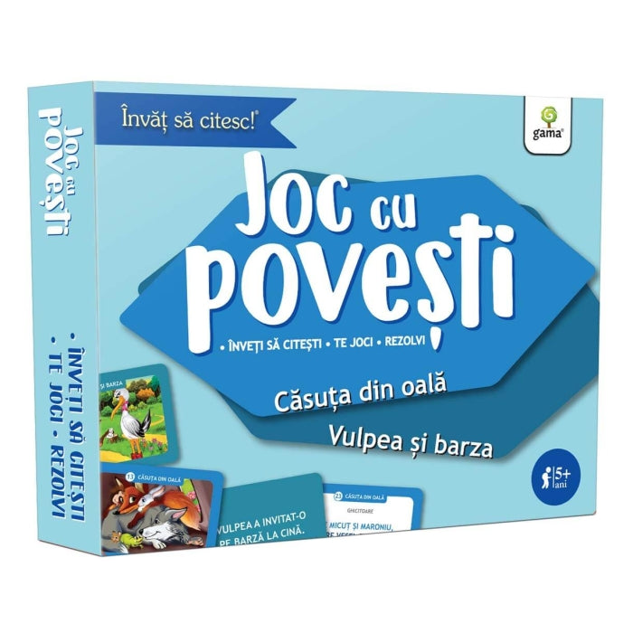 Casuta din oala - Vulpea si barza - Carduri pt. inv. Citirii