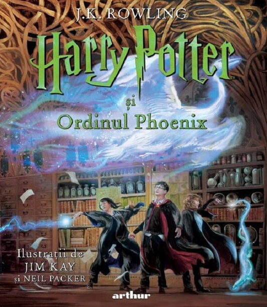 Harry Potter si ordinul Phoenix + Harry Potter și Pocalul de Foc #4, ediție ilustrată