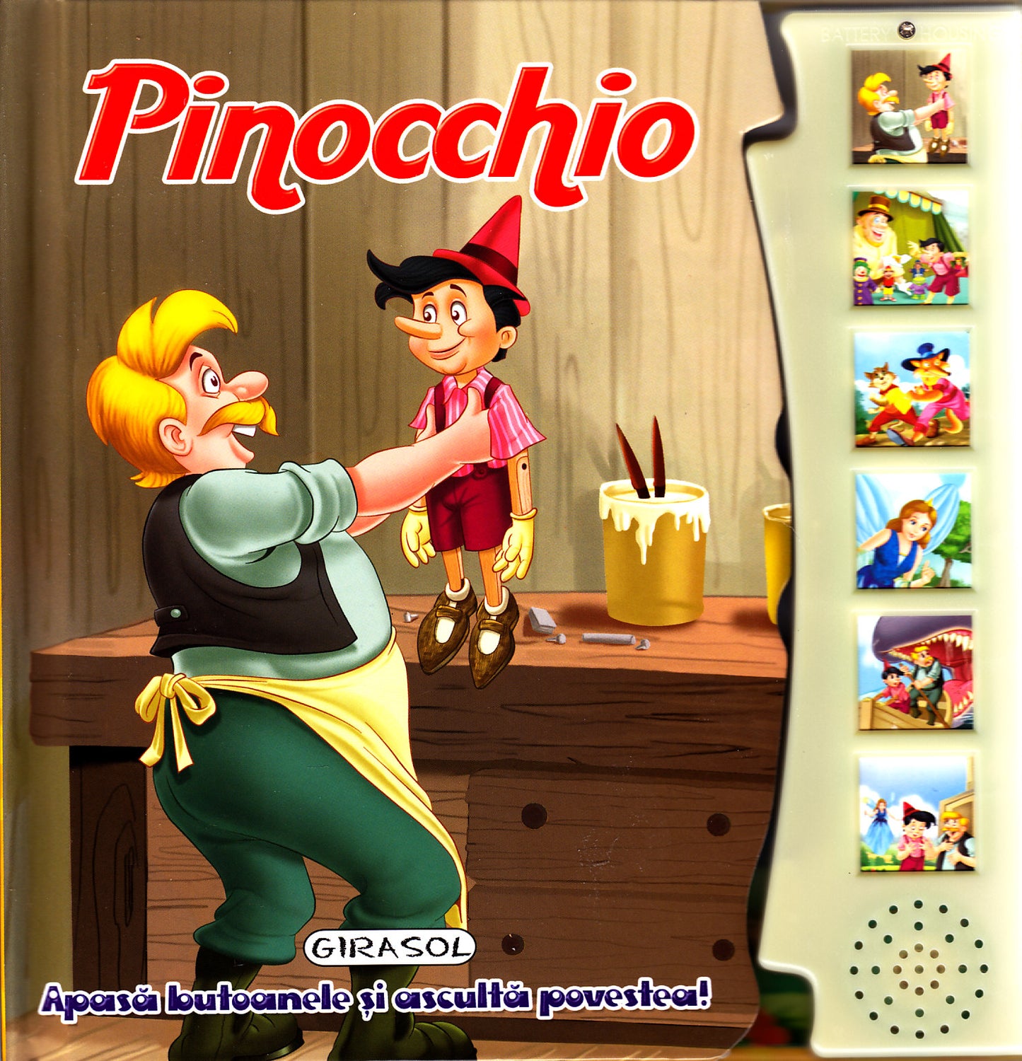 Pinocchio - Apasa butoanele si asculta povestea!