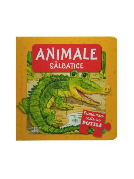 Prima mea carte cu puzzle - Animale salbatice