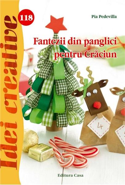 Fantezii din panglici pentru Crăciun - Idei creative 118