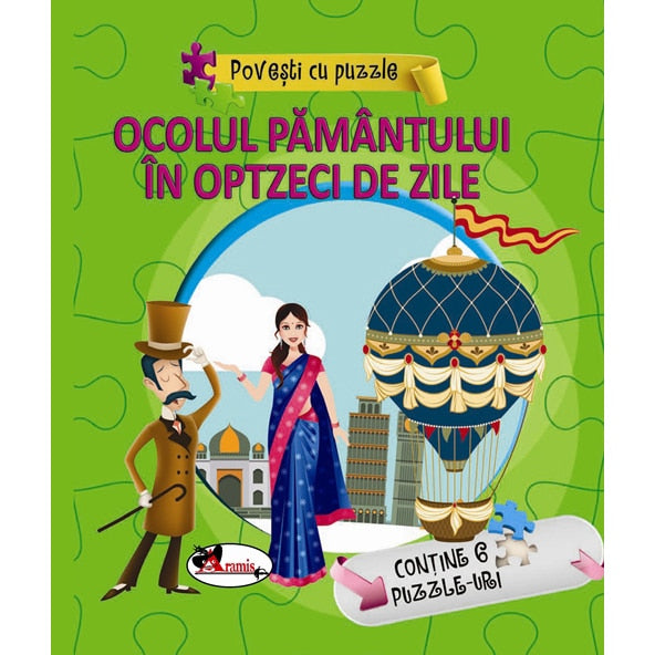 Povești cu puzzle - Ocolul Pământului în optzeci de zile