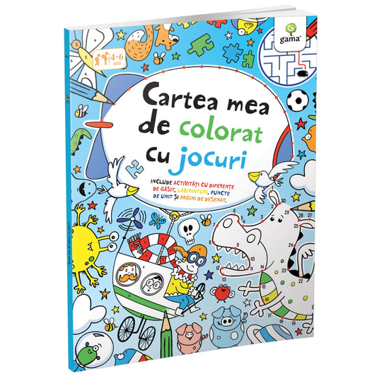 Cartea mea de colorat cu jocuri - Cartea mea cu jocuri