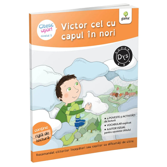 Victor cel cu capul in nori - Citesc usor!