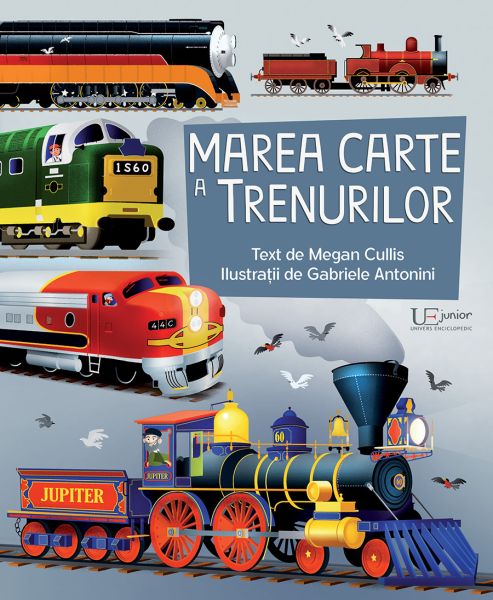 Marea carte a dinozaurilor + Marea carte a trenurilor - Megan Cullis - Usborne Books