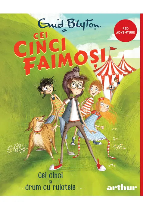 Cei Cinci Faimosi 5. Cei Cinci la Drum cu Rulotele (Enid Blyton)