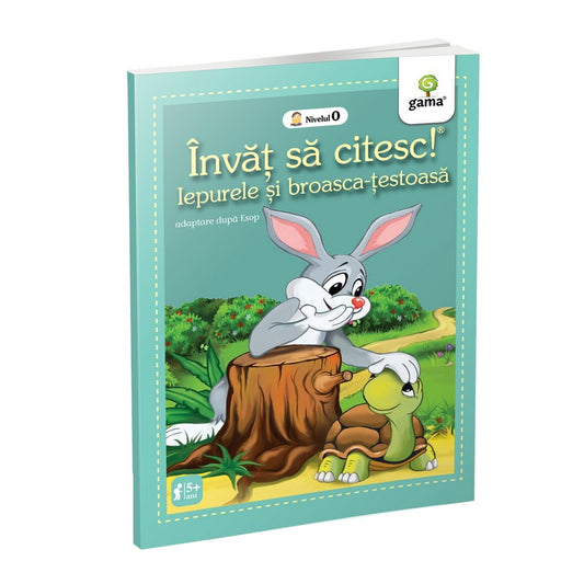 Iepurele și broasca-țestoasă. Învăț să citesc! Nivelul 0