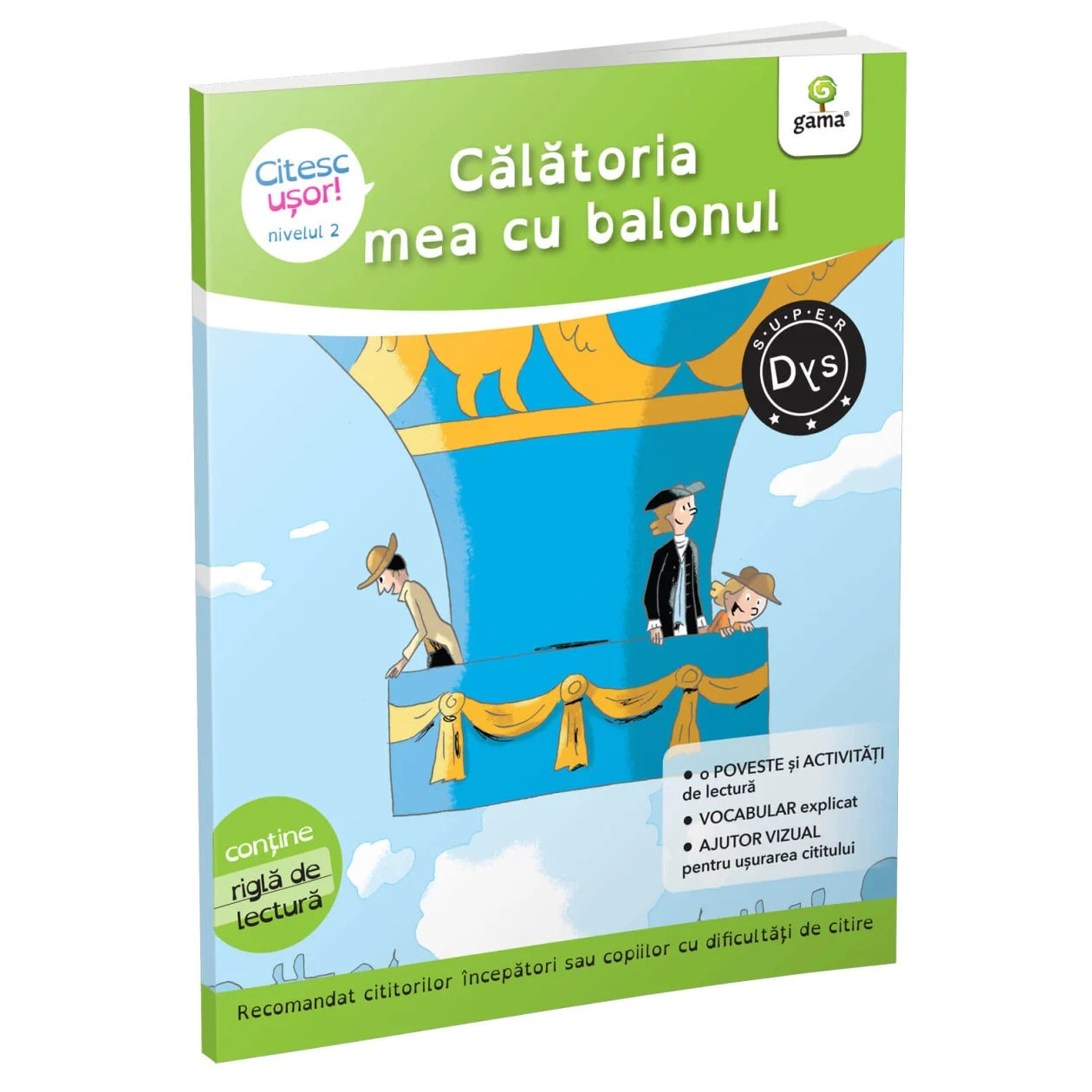 Calatoria mea cu balonul - Citesc usor!