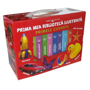Prima mea biblioteca ilustrata (8 carticele). Primele cuvinte