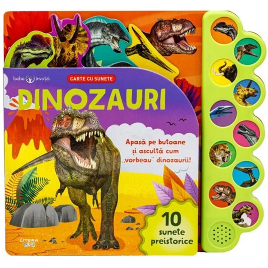Bebe invata. Dinozauri. Carte cu sunete