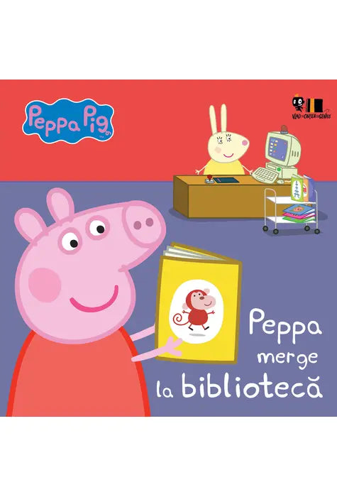 Peppa merge la biblioteca