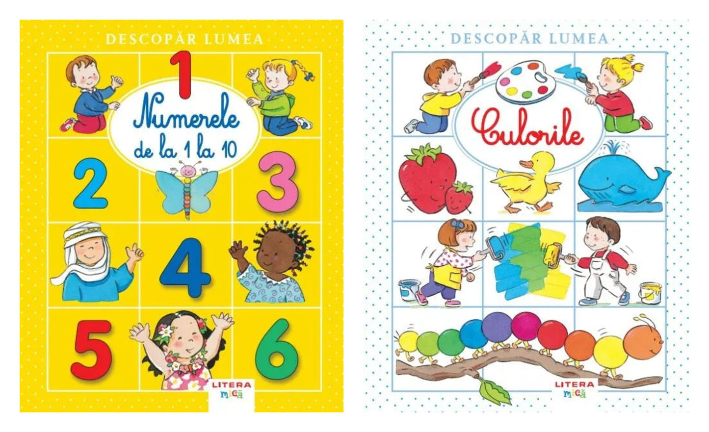 Numerele de la 1 la 10 + Descopar lumea. Culorile