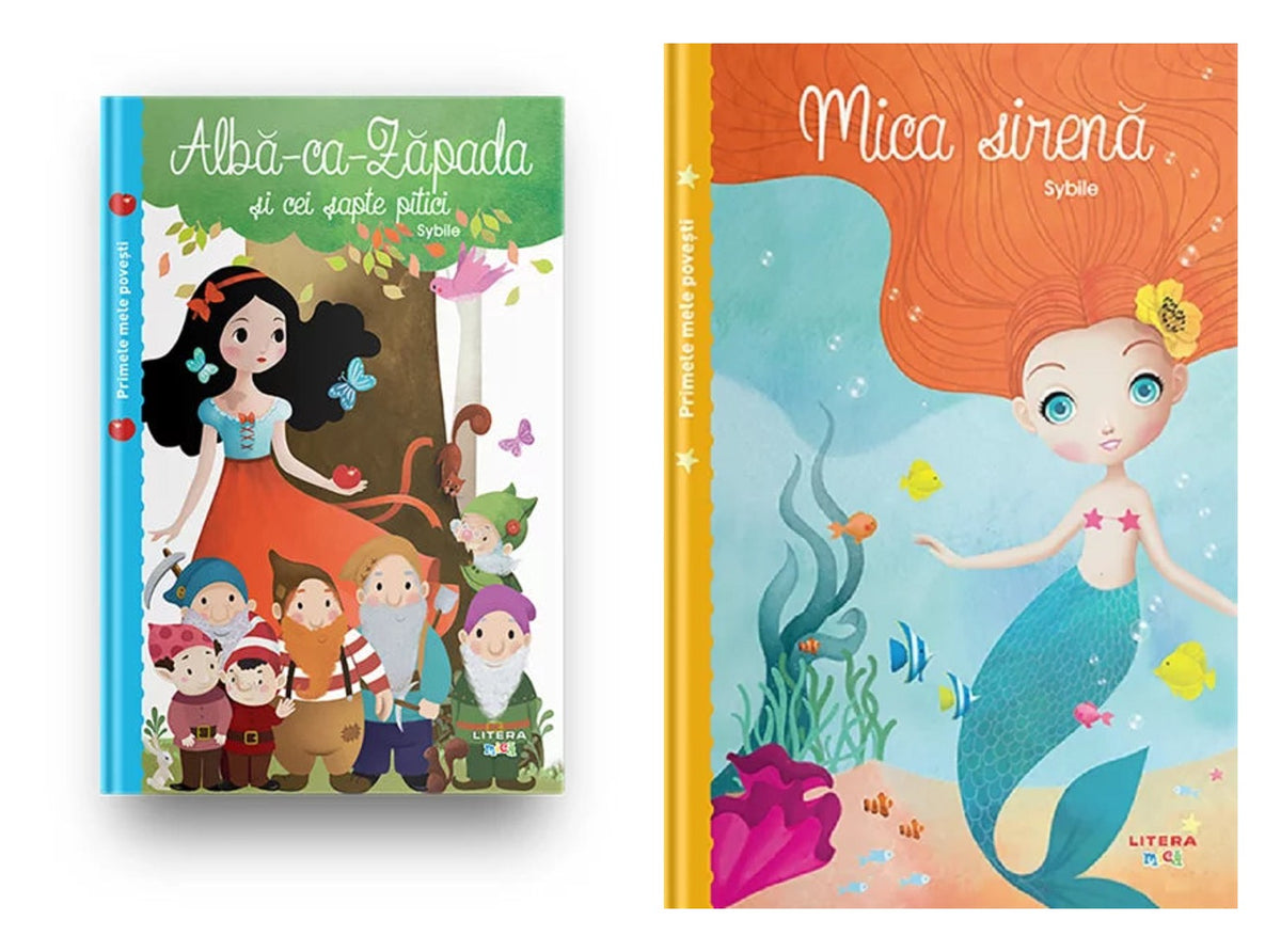 ALBA CA ZAPADA. Primele mele povesti. reeditare + MICA SIRENA. Primele mele povesti. reeditare