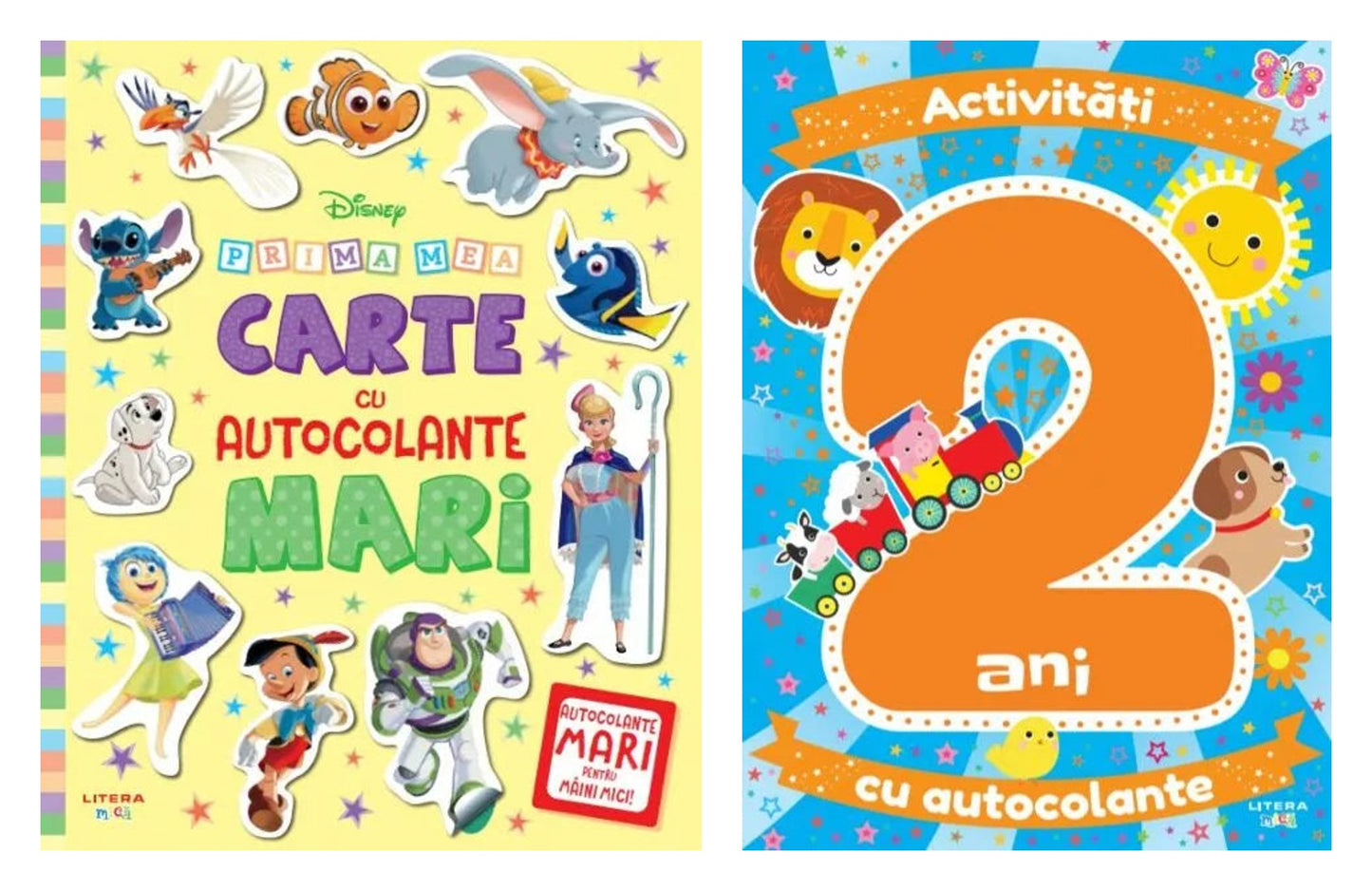 Disney. Prima mea carte cu autocolante mari + Activitati cu autocolante la 2 ani