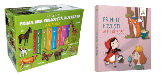 Animale - Prima mea biblioteca ilustrata, Bebe invata + Primele povești ale lui bebe