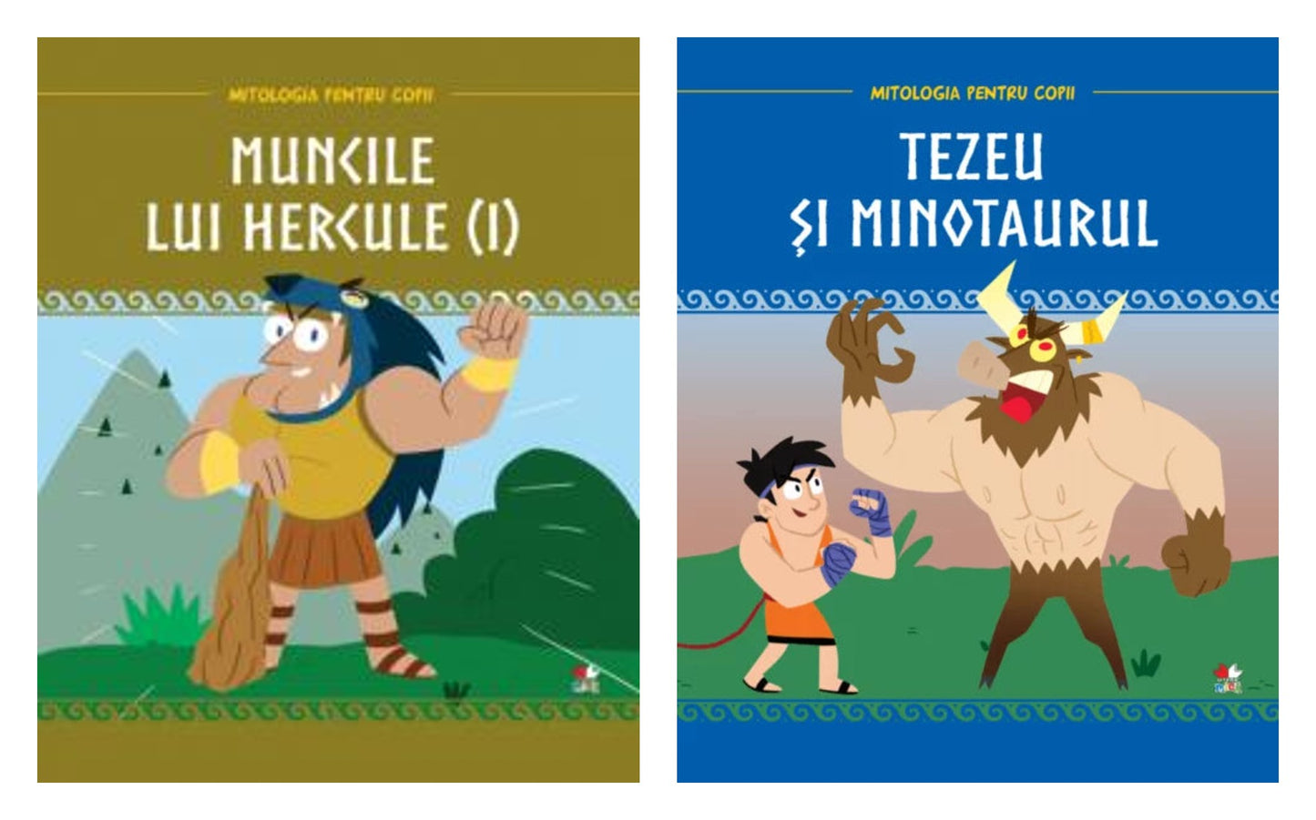 Muncile lui Hercule (I) - Mitologia pentru copii + Mitologia. Tezeu și minotaurul