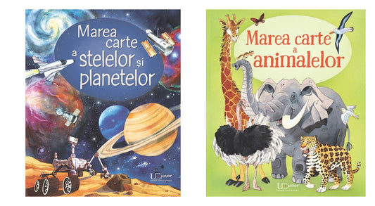 Marea carte a stelelor si planetelor, Usborne Books + Marea carte a animalelor