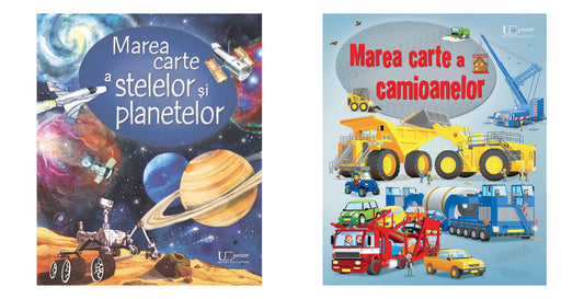 Marea carte a stelelor si planetelor, Usborne Books + Marea carte a camioanelor