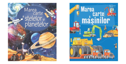 Marea carte a stelelor si planetelor, Usborne Books + Marea carte a masinilor (Usborne)