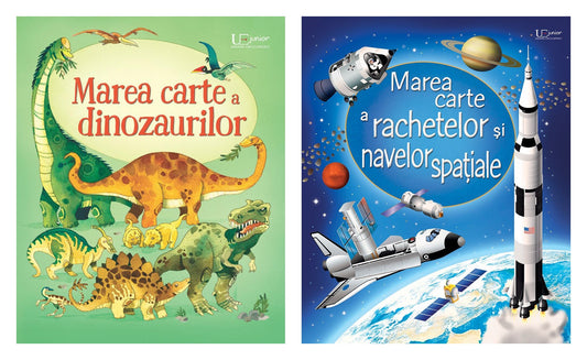 Marea carte a dinozaurilor + Marea carte a rachetelor si navelor spatiale