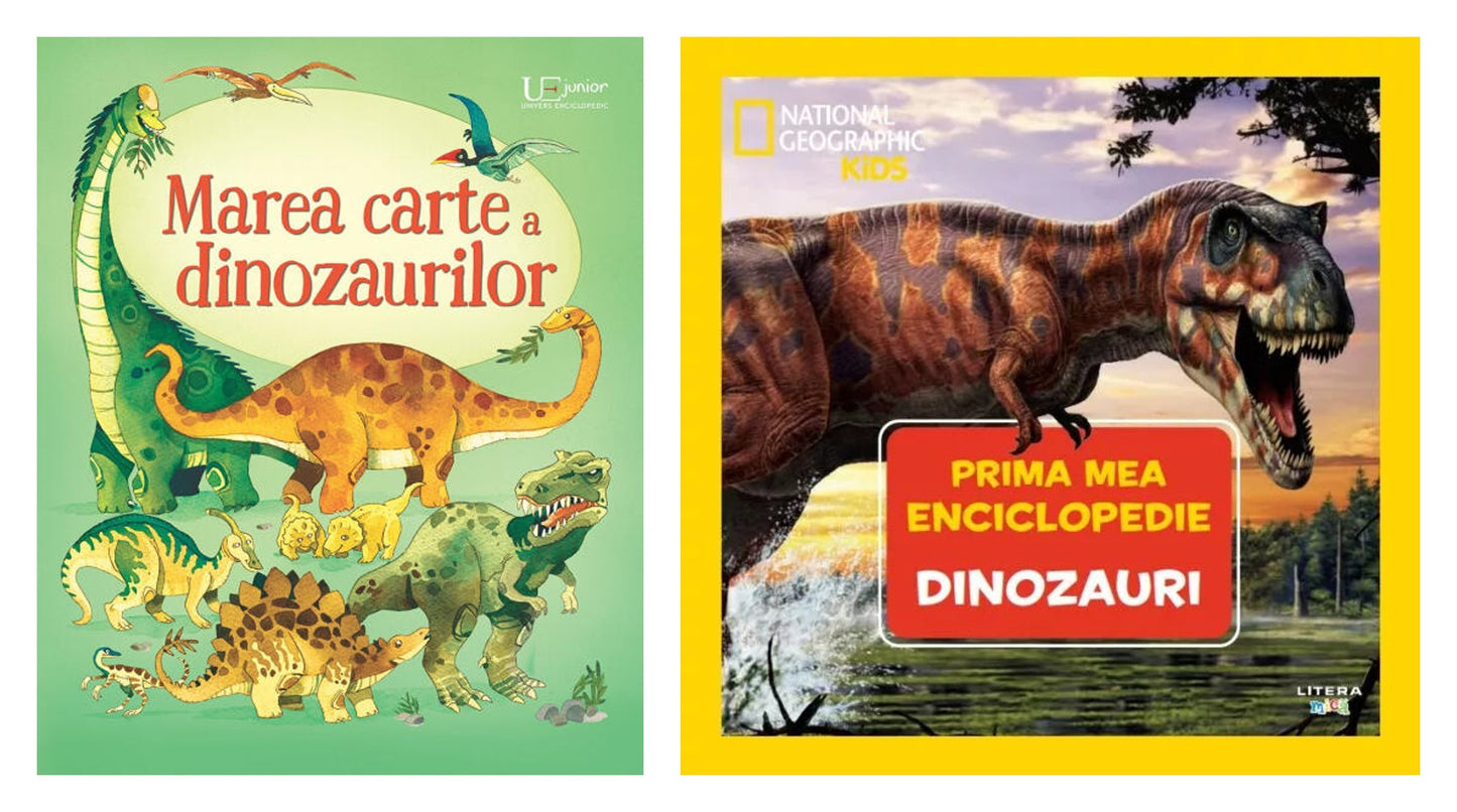 Marea carte a dinozaurilor + Dinozauri. Volumul 1. Prima mea enciclopedie National Geographic