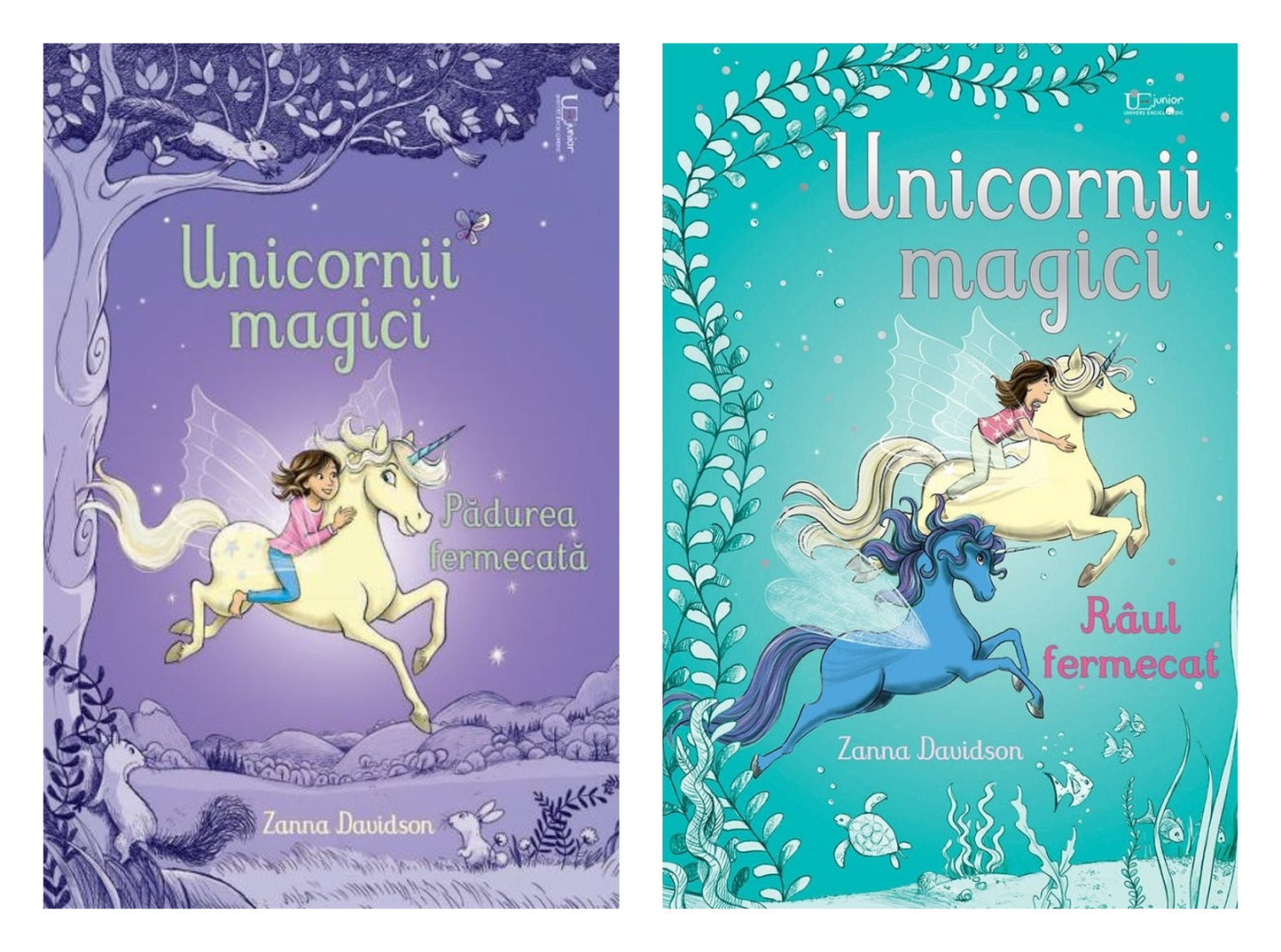 Unicornii magici. Pădurea fermecată + Unicornii magici. Raul fermecat (Usborne)