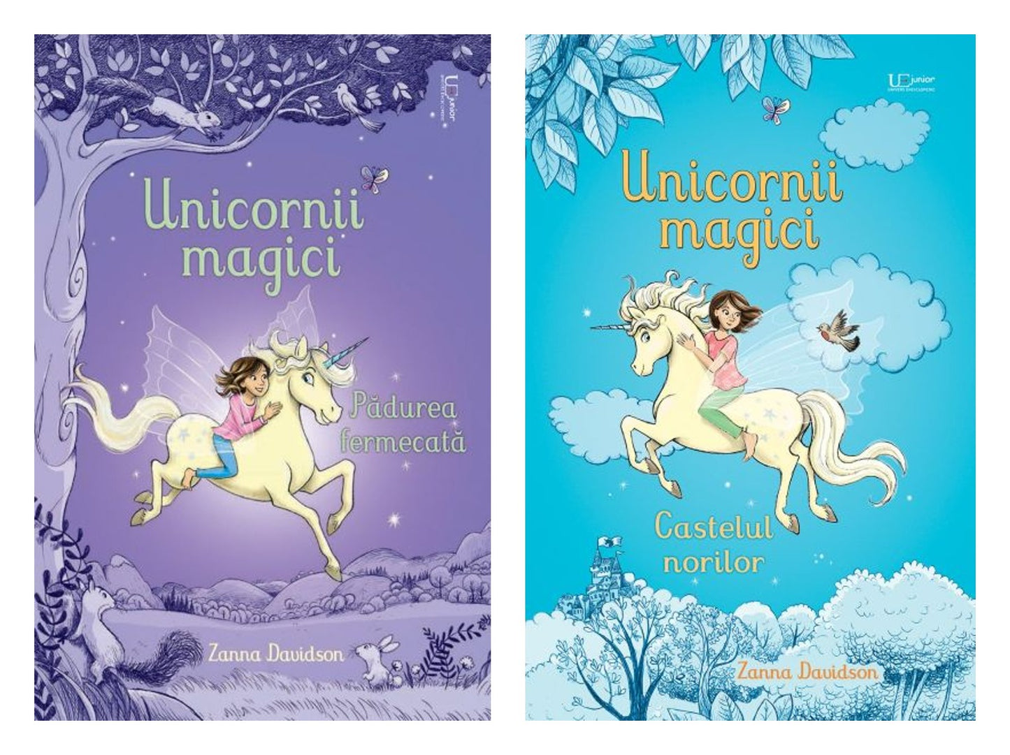 Unicornii magici. Pădurea fermecată + Unicornii magici - Castelul norilor - Usborne