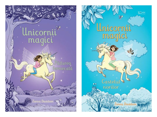 Unicornii magici. Pădurea fermecată + Unicornii magici - Castelul norilor - Usborne