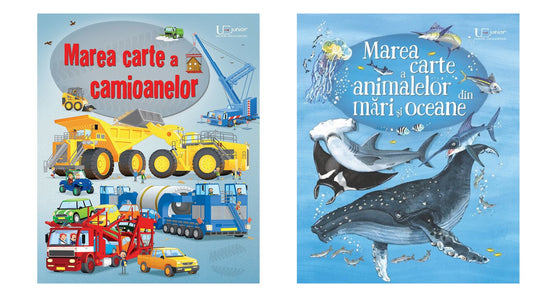 Marea carte a camioanelor + Marea carte a animalelor din mări și oceane
