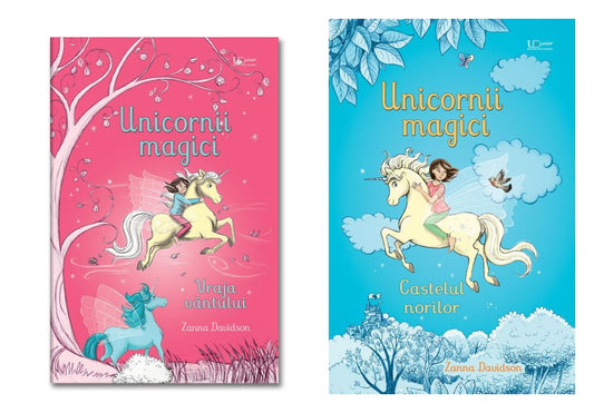 Unicornii magici. Vraja vantului, Zanna Davidson + Unicornii magici - Castelul norilor - Usborne