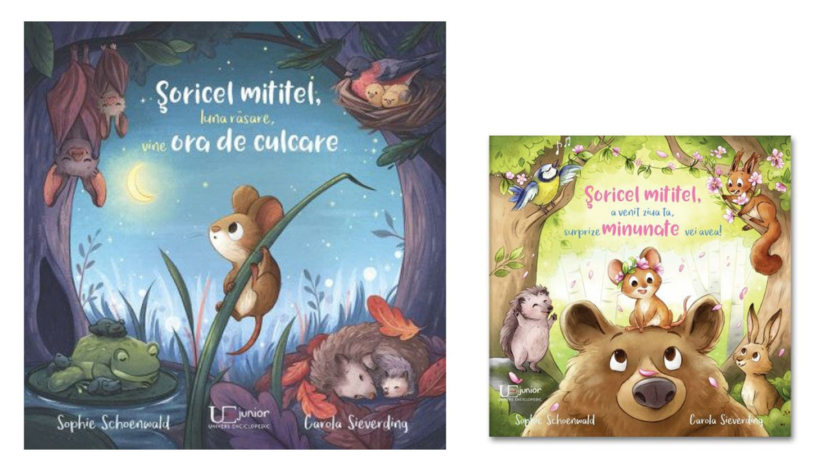 Soricel mititel, luna rasare, vine ora de culcare + Soricel mititel, a venit ziua ta, surprize minunate vei avea!