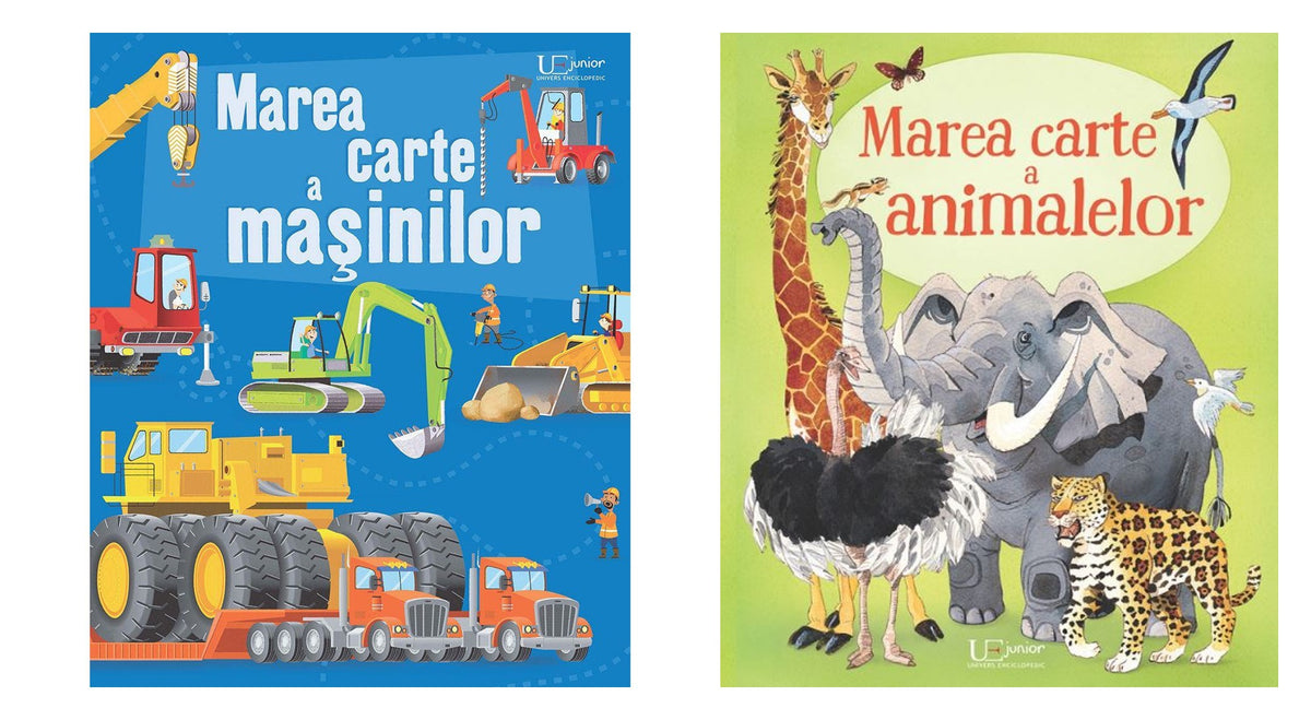 Marea carte a masinilor (Usborne) + Marea carte a animalelor