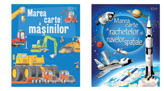 Marea carte a masinilor (Usborne) + Marea carte a rachetelor si navelor spatiale