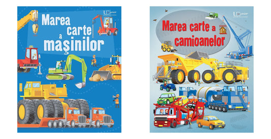 Marea carte a masinilor (Usborne) + Marea carte a camioanelor