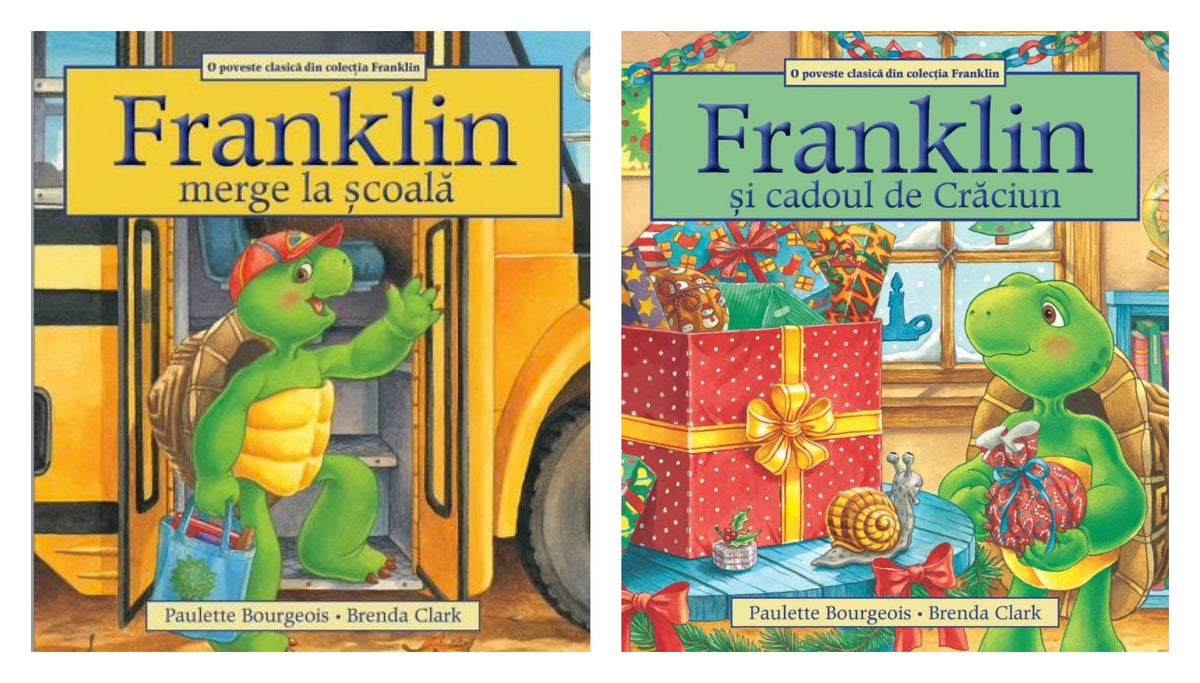 Franklin merge la scoala - Paulette Bourgeois, Brenda Clark + Franklin și cadoul de Crăciun