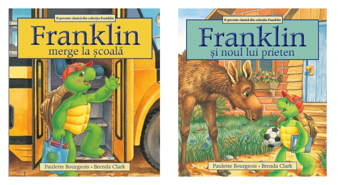 Franklin merge la scoala - Paulette Bourgeois, Brenda Clark + Franklin și noul lui prieten
