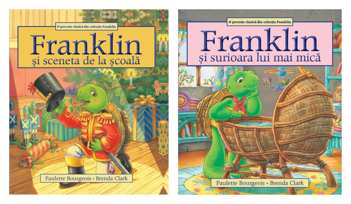 Pachet: Franklin și sceneta de la școală + Franklin și surioara lui mai mică