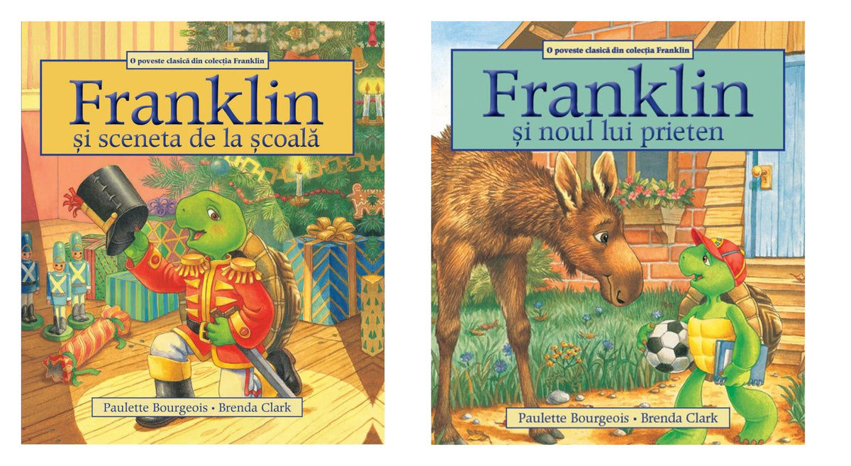 Pachet: Franklin și sceneta de la școală + Franklin și noul lui prieten