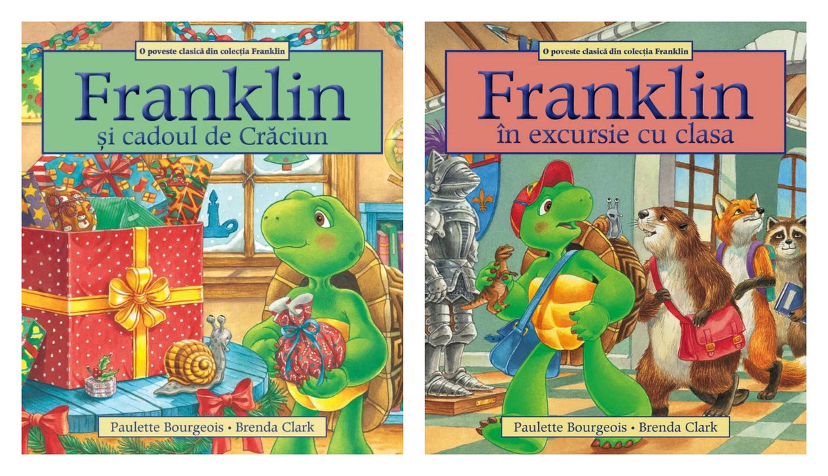 Pachet: Franklin și cadoul de Crăciun + Franklin in excursie cu clasa