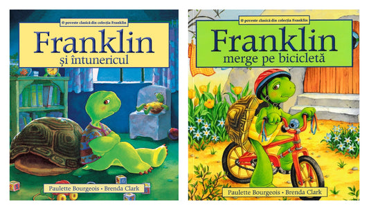 Franklin si intunericul + Franklin merge pe bicicleta - Paulette Bourgeois