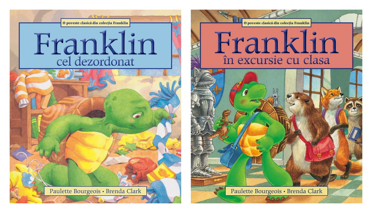 Pachet: Franklin cel dezordonat + Franklin in excursie cu clasa